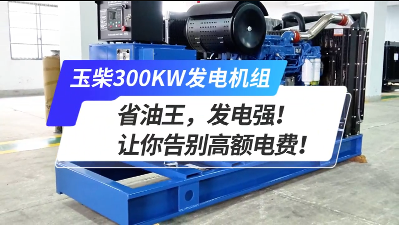 「视频」玉柴300kw发电机组，省油王，发电强！让你告别高额电费！ 